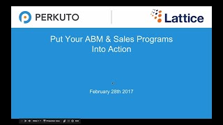 Webinar -Put Your Account-Based Marketing & Sales Programs Into Action