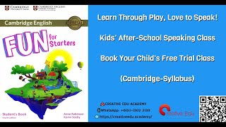 Where Kids Fall in Love with English! 🎨 Fun Cambridge Speaking Course | Free Trial Class