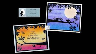 Pan Pastels, Butterflies and Branches | Blue Knight Rubber Stamps
