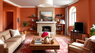 35 Terracotta Living Rooms, Interior Design Ideas