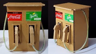 Máquina Dispensadora de Refresco de Cartón estilo Gasolinera | DIY Soda Dispenser Machine