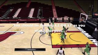 NBA 2K11 - How to do an Alley Oop in NBA 2K11 / PS3, XBOX 360