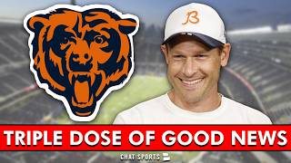 🚨Chicago Bears Get A TRIPLE DOSE Of GOOD NEWS