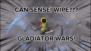 When SENSEINOOB fights in GLADIATOR WARS in The Strongest Battlegrounds.... (SOLO WIPE)