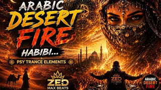 Arabic Desert Fire 🔥Habibi.. | Psy Trance x Arabic EDM Festival Remix | ZED Max Beats @zedmaxbeats 
