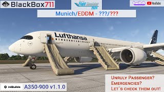 MSFS2024 - iniBuilds A350 v1.1.0 | New Cabin Layouts and Emergency Scenarios - Let's check them out