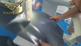 Hot Air Welder for Making PVC Rigid Inflatable Boats - Butt Seal with Tape Demo Video