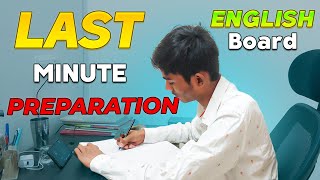 Last Min Preparation | How I am preparing for English board exam 😬| first board exam | study vlog
