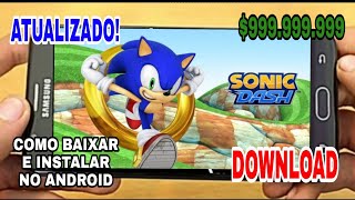 Sonic Dash Dinheiro Infinito Link na Descrição - DOWNLOAD APK MOD ATUALIZADO