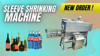 Glass Can, Bottle, aur bohot cheez ke label/sleeve | Sleeve Shrinking Machine #madeinindia #shrink