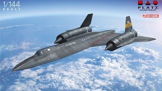 Platz Dragon SR-71A Blackbird NASA 1/144 Scale Model ⭐ Build