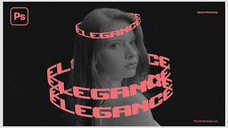 Simple Cylinder Text Effect | Photoshop Tutorial