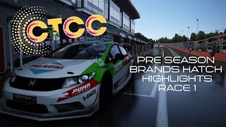 Unforgettable Moments: JSRA CTCC Pre Season - Brands Hatch Race 1 Highlights