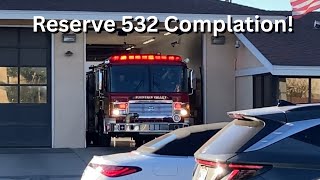 Fountain Valley Fire Dept. Reserve 532 Compilation!