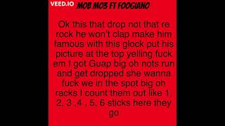 Mob mo3 ft foogiano lyric