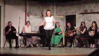 Avril & dancers from the Celtic Style group performing at Celtic Style for Aglish Old School
