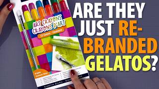 "NEW" Faber-Castell Art Crayons - How do they compare to Gelatos?