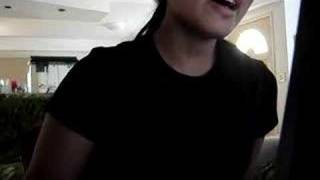 Me singing I Wish You Love