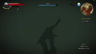 Geralt is glitched into an endless swimming purgatory