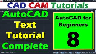 AutoCAD Text Settings | AutoCAD Text Style | AutoCAD Mtext Editor | Single Line Text | Font Size