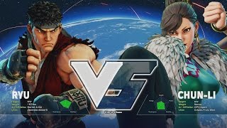 Street Fighter V / 5 - FamilyMan (Ryu) vs MatchStick (Chun Li) - CFG 11/15/16