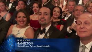 70th Tony Awards 2016 - Acceptance Speech for Best Score to Lin Manuel Miranda for "Hamilton"