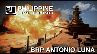 Philippine Military Live Firing of BRP Antonio Luna