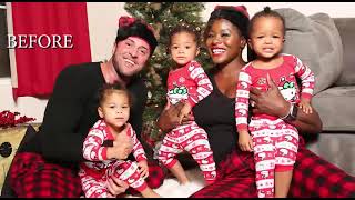 How ONE Holiday Photo with Triplets Was Actually Made | The Editing Magic