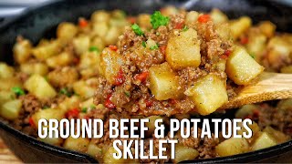 Southern Style Ground Beef and Potatoes in Just One Pan!