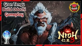 Nioh 3 - Como Derrotar Gran Tengu Build Odachi Sin Curaciones 👺 [Español]