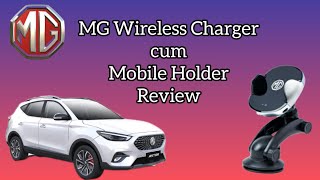 MG Astor Accessories |  Wireless Charger and Mobile Holder | Review | हिंदी में