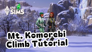Complete Mt. Komorebi Climbing Guide | How to Start an Expedition in The Sims 4