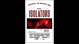 "Thee Isolators" Performing LIVE at Revolver Records 4-5-2025