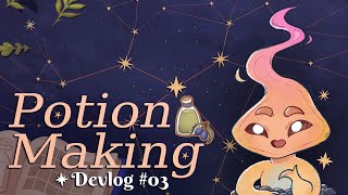 Adding Potion Making to our Cozy Game || GOLEMBERT Devlog #03