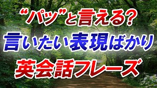 英語初心者必見！日常会話でよく使う簡単英会話フレーズ！[083]