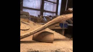 Reclaimed oak shoehorn