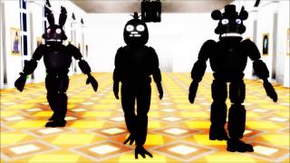 MMD Five night at freddy  walk motion Short