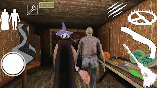 Playing as Halloween Granny & Grandpa in Granny 1 Mod Menu!!