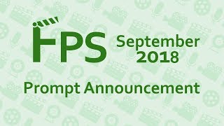 Prompt Announcement: September 2018