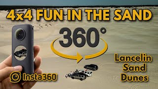 4x4 Fun in 360° at Lancelin Sand Dunes | Jeep Nissan Toyota | Insta360 One X2