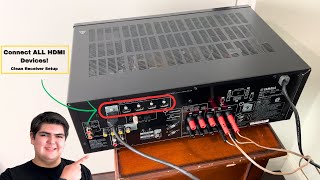 Connect All HDMI Devices to Yamaha Receiver | Clean Home Theater Setup