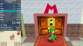 Super Mario 64 DS 80 Star in 1:21:29
