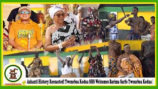 Epic🔥 Cultural Display! Tweneboa Kodua SHS Honors Barima Sarfo Tweneboa Kodua with Historic Drama