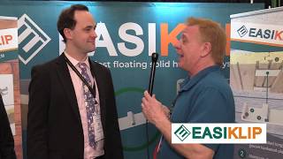 Easiklip Floors live on Construction TV at TISE Las Vegas