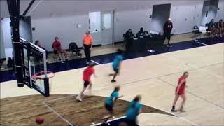 Class of 2027 6thgrader Skeeter Mabe playing up at the Elite 80 womens event.