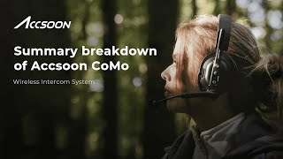 Performance and Comfort Unleashed | High interference resistent wireless intercom Accsoon CoMo