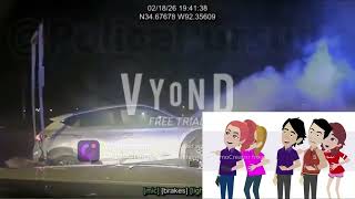 Teenagers Reacts The CRAZY 140 MPH PURSUIT - Crashed through gates & innocent motorists A MUST WATCH