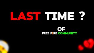 Last video🤕 #ultra111xff | free fire Community ❤️#freefire #garenafreefire