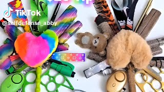 ✨ASMR✨ SELF DEFENSE KEYCHAIN PACKING VIDEO #98 🍧🍬