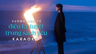 KARAOKE ĐIỀU KỴ TUYỆT TRONG SÁCH YÊU - VƯƠNG ANH TÚ | KARAOKE BEAT GỐC